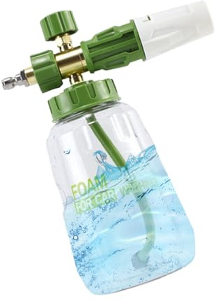 Pulvérisateur à mousse pour voiture - Pulvérisateur manuel à pression 1 L pour jardin | Pompe à eau haute pression pour lavage de voiture et arrosage en extérieur