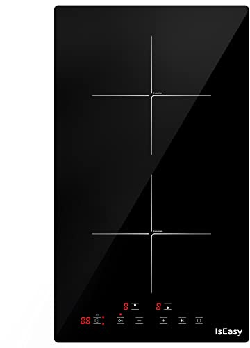 Pack of 3 Plaque Induction 2 Foyer, Double Plaque de Cuisson Electrique 30cm, Table de Cuisson Induction Encastrable, 3400W