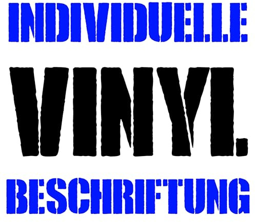 Wunschtext Buchstaben Aufkleber – Autoaufkleber selbst gestalten – Personalisiert für Auto, Motorrad, Boot, Fenster, Wände – Vinyl wetterfest und langlebig