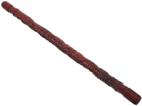 SHERCHPRY Bastone per Arti Marziali in Palissandro Intagliato a Mano da 395 CM Bastone da Allenamento Tai Chi e Kung Fu Ergonomico per Anziani e Principianti Bastoncino Decorativo e per