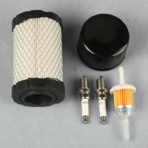 EasyByMall Kit de ajuste de filtro de aire para tractores de césped YTA22V46, YTH22V46, YTH24V48, HU800AWD, incluye filtros de aire, aceite y combustible