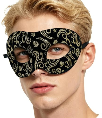 Masque de Mascarade pour Hommes Accessoire De Déguisement Style Vénitien
