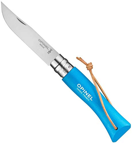 Opinel Erwachsene Taschenmesser No.7 COLORAMA, blau, No.7, 254485