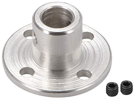 sourcing map Flanschkupplung Motorführung 6mm Innendurchm. H12*D10 Starre | Wellenkupplung Motoranschluss, für DIY Teile