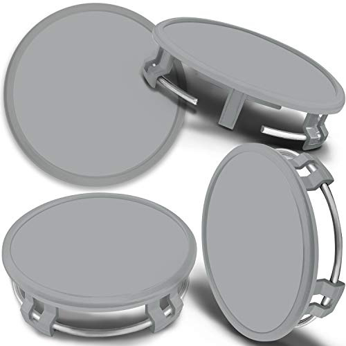 SkinoEu Nabendeckel 75mm kompatibel mit Mercedes 4er Set Nabenkappen CMS 0