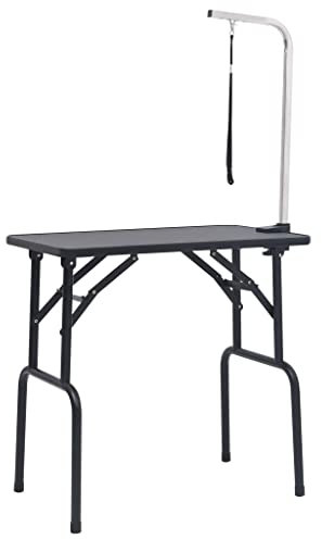 vidaXL Trimmtisch Verstellbar für Hunde mit 1 Schlaufe Pflegetisch Schertisch