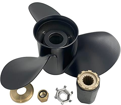 SLEIPNIR Bootspropeller 13 3/4x15 für Mercury Außenborder 60-125PS Aluminium 15 Zähne OEM Nr.: 48-77342A45 13.75x15