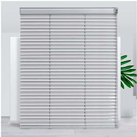 ZXCASDF Alu Jalousie, Aluminium Jalousie,Aluminium Lamellen Rollo,Faltrollo,Jalousette Wandmontage Deckenmontage,Tür Fenster Sonnenschutz Sichtschutz Blendschutz Hitzeschutz,W100xH200cm/40x79in