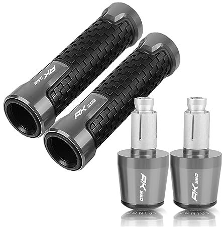HUIWOR Lenkergriffe Für KYMCO AK550 Für AK 550 2017 2018 2019 2020 2021 2022 2023 7/8 22mm CNC Motorrad Lenker Griffe Hand Bar Griff Grip End Stecker Motorrad Gasgriff Seitenhandgriff (Farbe : 6)