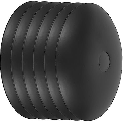 WOONEKY 6pezzi Coperture Placca Soffitto Nero Per Lampadari Base Industriale Per Luci Sospensione Per Lampade Soffitto Cucina e Corridoio Design Vintage Salvaspazio