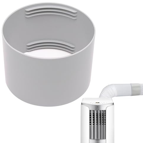 Adattatore per Tubo 150mm, Adattatore per Tubo Aria Condizionata 150, Accoppiatore di Prolunga per Tubo Flessibileda 150mm Raccordo Tubo Accoppiatore per Aria Condizionata Cappa Aspirante (ABS)