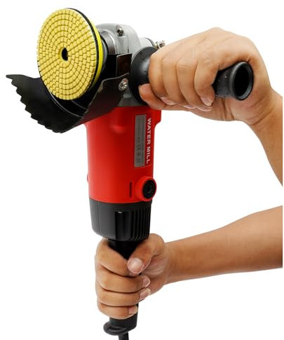 Smerigliatrice elettrica a umido, 1400 W, lucidatrice a umido, lucidatrice per pietra bagnata, smerigliatrice angolare a pavimento, lucidatrice a umido per granito e marmo