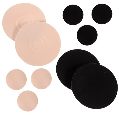 FOMIYES Coppette Protettive per Capezzoli in Cotone Riutilizzabili 6 Paia Adatte a Mamme Design Adattabile alla Forma del Petto per Allattamento