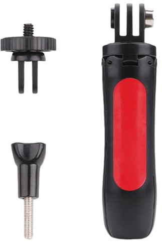 Trípode pequeño ajustable para fotografía al aire libre, ligero de aleación de aluminio, sujeción segura de cámara, trípode plegable para cámara de acción