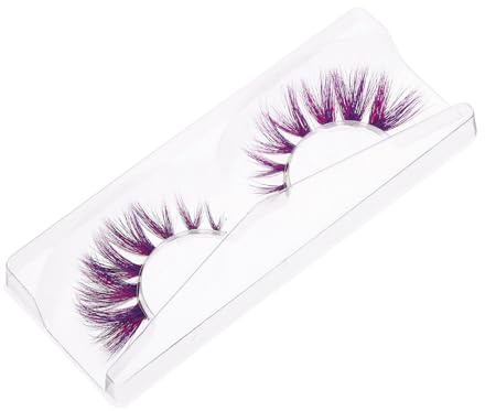 BATHVEVE Faux Cils Colorés Naturels Grappes Légers et Confortables Résistants pour Fêtes ou Mariages
