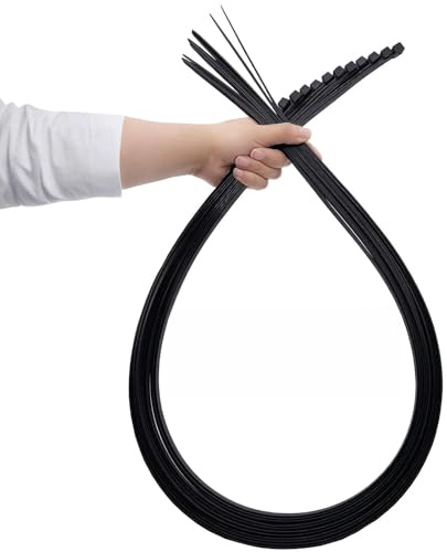 100 PCS Cable Ties 600mm x 7.6mm Nylon Zip Ties Long Heavy Duty up to 250 lbs Tensile Strength Plastic Tie Wraps Self-Locking Nylon Wire Ties Wraps for Office, Household and Outdoor(Black 26inch)