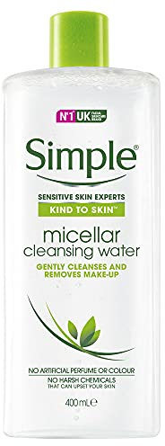 Simple Kind to Skin Micellar Water with Pro-Vitamins B5, B3 and C Soothing Make-Up Remover 400 ml
