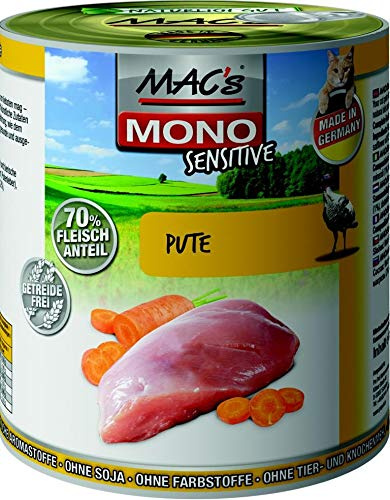 MAC's Cat Mono frische Pute (getreidefrei) 6 x 800 g
