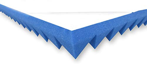 Skumgummi i pyramidstruktur, färg, noppor, akustikskum, rum, akustisk, ljud, isolering, skydd