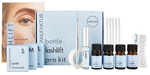Augenmanufaktur Wimpernlifting Profi Kit mit Fläschchen - professionell für lange voluminöse natürliche Wimpern