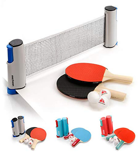Bordtennisset 170 cm/67 tum Omedelbar Infällbar Ping Pong-ställ Tillbehör nät två fladdermöss och tre bollar Allround professionell amatör mellanliggande avancerad träning racketar paddlar