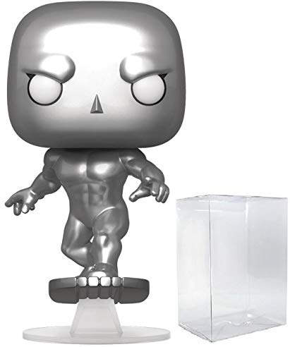 Silver Surfer: Funk o Pop! Vinyl-Figuren-Set mit 1 kompatiblen ToysDiva-Grafikschutz (563 - 44992 - B)