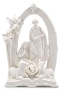 SUD IMPORT NATIVITA' Porcellana Bianca 26cm 191009W, S