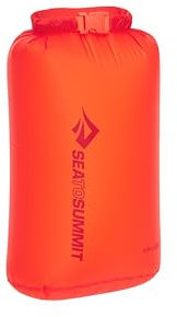 Sea to Summit - Ultra-SIL Dry Bag S 5L - wasserdichte Aufbewahrung - Rollverschluss & Patentierte Field Repair-Schnalle - Ultra-SIL-Gewebe - Wandern - 17.1 x 15 x 30.8cm - Spicy Orange - 32g