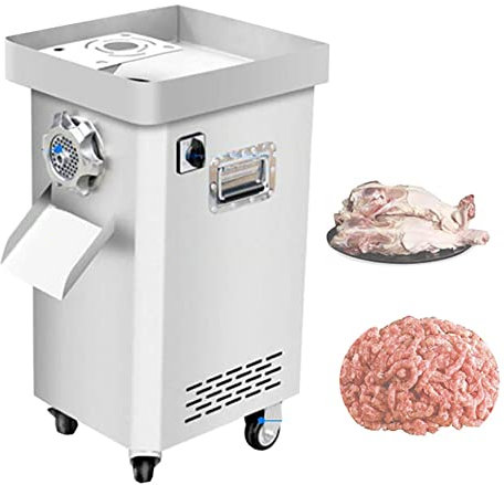 KIPEKE Commercial Electric Meat Grinder, 2200W Vertical Meat Grinder Crusher Bone Machine, Grinder Machine Mincer Pepper Chicken Skeleton Bone Grinder for Meat Bone Crusher Chicken Chili|