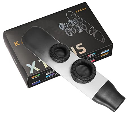 Milisten 1 Satz Doppelloch-kazudi Professionelles Kazoo Kazoo-instrument Kazoos Metall Musikalischer Kazoo Kazoo-flöte Kazoos Musikinstrument Kind Okarina Hightech-kunststoff Gitarre