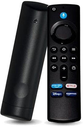 New Replacement FireStick Voice Function Remote Control Fit for AMZ Smart TV Fire Stick (2nd Gen, 3rd Gen, Lite, 4K) and Fit for Smart TVs Cube (1st Gen & 2nd Gen)
