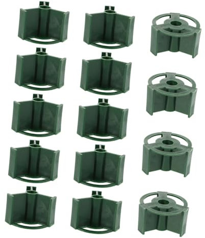 LIFKICH 20 Pezzi Inserti Per Vasi Per Portafiori in Plastica Per Cimitero Supporti Commemorativi Decorazioni Da Giardino Per Prato Verde