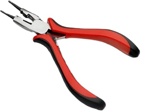 Alicates diagonales de punta redonda, de alambre, doblados, de punta larga y fina, for abalorios artesanales, for joyería pequeña.(Short Round Nose)