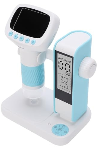 Luocute Barnmikroskop, Högupplöst Optik med Inbyggd Skärm för Enkel Observation, Bärbart Digitalt Mikroskop med One Touch Photo, STEM Pedagogisk Leksak för Barn 6+