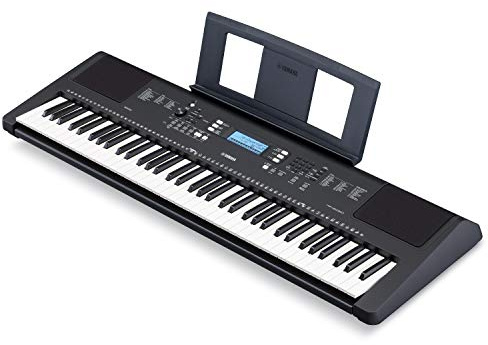 Yamaha PSR-EW310 Keyboard, schwarz – Tragbares Digital Keyboard für Anfänger – 61 Tasten & verschiedene Musikstile – Mit Voucher für 2 persönliche Online Lessons an der Yamaha Music School