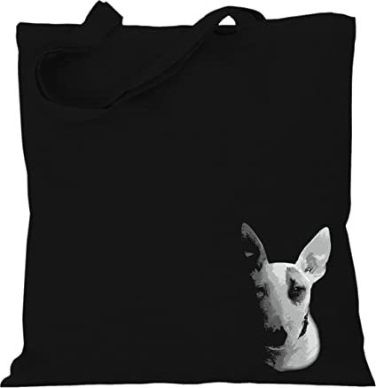 Stoffbeutel Jutebeutel Lange Henkel mit Spruch Bullterrier Mini