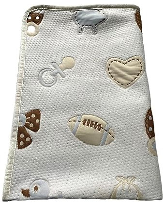 Babydecke Kinderdecke - Doppelseitig - Baumwolle - Wolle - 135x100cm