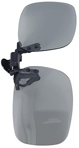 CHICIRIS Aufsteckbare Polarisierte Brille, Dueling-Nutzung bei Tag und Nacht, UV-Schutz, Bequeme Polarisierte Sonnenbrille Zum Autofahren und Angeln (Schwarz und Grau)