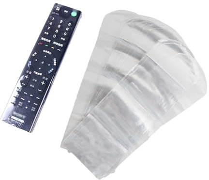 20 Piezas PelíCula TermorretráCtil Transparente para Cubierta de Control Remoto, Funda Protectora para Mando a Distancia, Bolsas Retráctiles para Control Remoto de TV contra Polvo