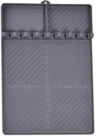 Dtaigou Grillmatte zum Grillen, Grill-Seitenregalmatte - Grill-Silikonmatten-Werkzeuge,Silikon-Grillplatte, Küchenspatel, Silikonmatte für Grill-Arbeitsplatte