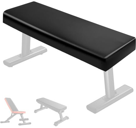 VeyoStories Flache Hantelbank-Abdeckung, PU-Leder, verstellbar, Turnbank-Abdeckung, staubdicht, wasserdicht, rutschfest