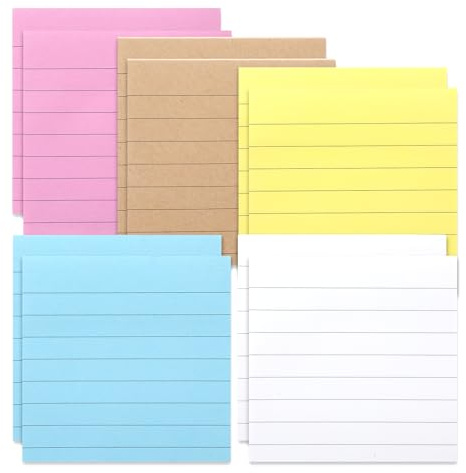 780 Stück 3 Inch Haftnotizen Notizzettel Sticky Notes Notizblock Klein Büromaterial Klebezettel Notepad Haftnotizen Büro Zubehör Selbstklebende Notes Schreibwaren Büro Schule Verwendet