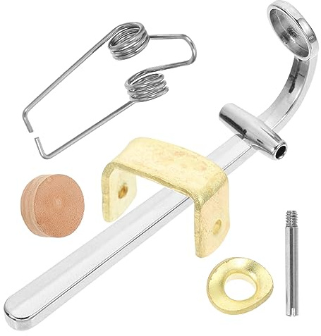 BESTonZON Ablassventile für Posaunen mit Korkpolstern Metall und Kunststoffmaterial Installieren und Ersetzen Komplettset für Blasinstrument Zubehör