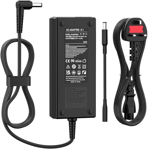 120W Laptop Charger Compatible with Asus FX504 UX510UW N56J N56VM N56VZ N750 N500 G50 N53S N55 A15-120P1A PA-1121-28 FSP120-ABBN2 ADP-120RH B ADP-120ZB B PA-1121-28 Power Supply Adapter 19V 6.32A