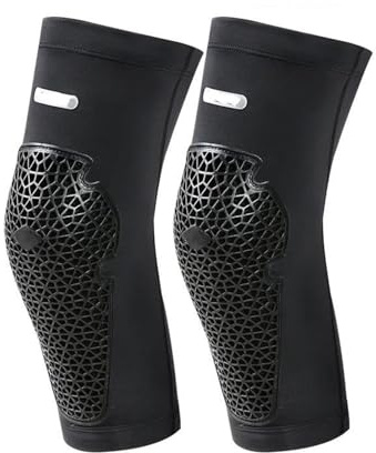 Regolabile Ginocchiera Pads Protector Armor Ginocchio da motocross Ginocchiere da moto traspiranti anti-caduta Gomitiere Alta elasticità Ginocchiere da motocross MTB Ciclismo Manicotti da moto Ginocch
