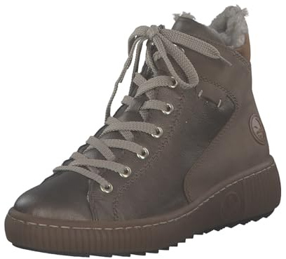 Rieker Z6614 - Stivali stringati da donna, in bronzo, 41 EU, bronzo, 41 EU