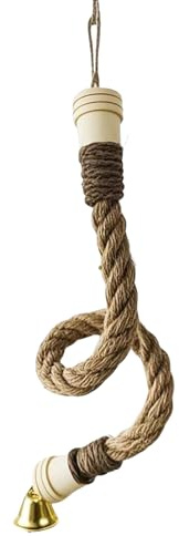 Corda flessibile trespolo per uccelli, corde per pappagalli, calopsitte, gabbia per pappagalli, altalena, posatoi per patio, corridoio, balcone, parrocchetto, calopsitta, conuro, pappagallini, 40 x 2