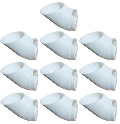 Coppe per piante a colonna in PVC, confezione da 10 pezzi, per sistemi di coltivazione del suolo, compatibili con impianti a ricircolo e NFT