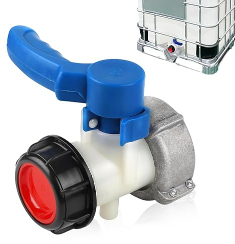 Adaptador de Tanque IBC,Adaptador de Válvula Tank Valve IBC DN50 75mm,Adaptador de Tanque de Agua IBC,IBC Válvula de Salida,para Contenedor,Depósito de Agua de Lluvia