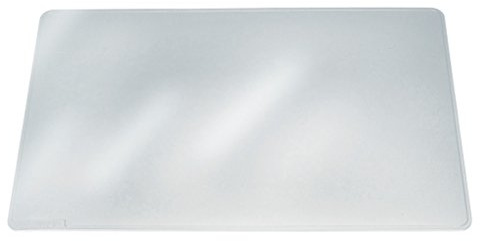 Durable 711319 Schreibunterlage (Duraglas, 50 x 65 cm) transparent (650 x 500mm / 3er Pack)